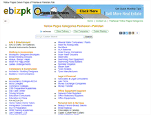 Tablet Screenshot of peshawar.ebizpk.com